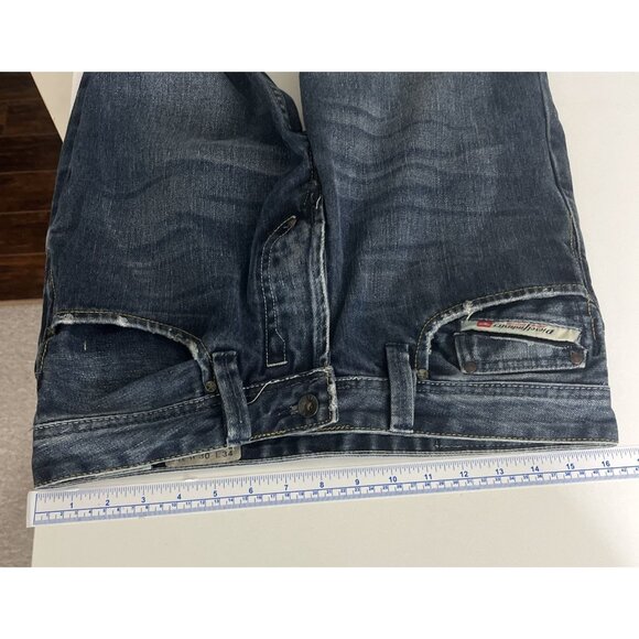 Diesel Shazor Straight Leg Button Fly Jeans Men's Size 30x34 - Picture 11 of 13